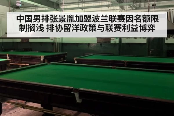 中国男排张景胤加盟波兰联赛因名额限制搁浅 排协留洋政策与联赛利益博弈