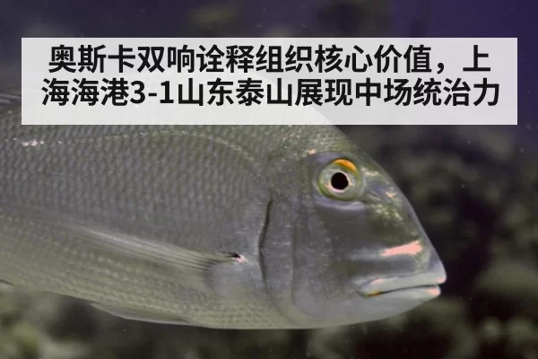 奥斯卡双响诠释组织核心价值，上海海港3-1山东泰山展现中场统治力